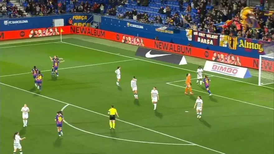 ¡Ewa Pajor abrió el marcador en la goleada del Barça al Eibar!