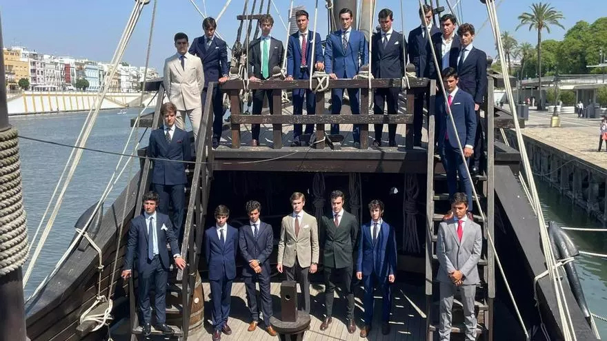 Vídeo | Lances de Futuro presenta en la Nao Victoria los novilleros que actuarán en la Maestranza