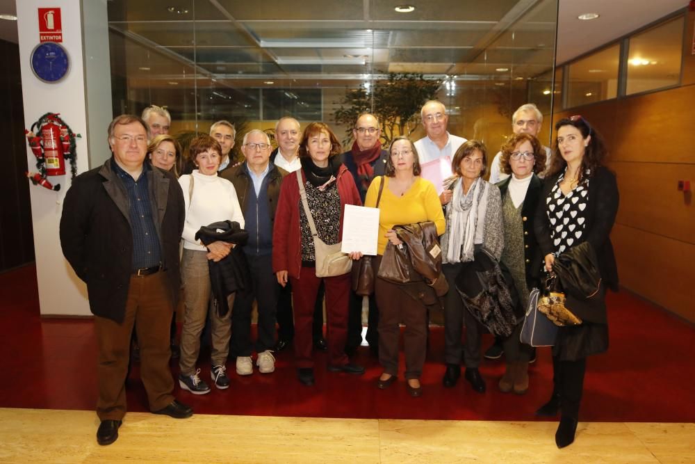 Plante en bloque de los jefes de servicio de Vigo