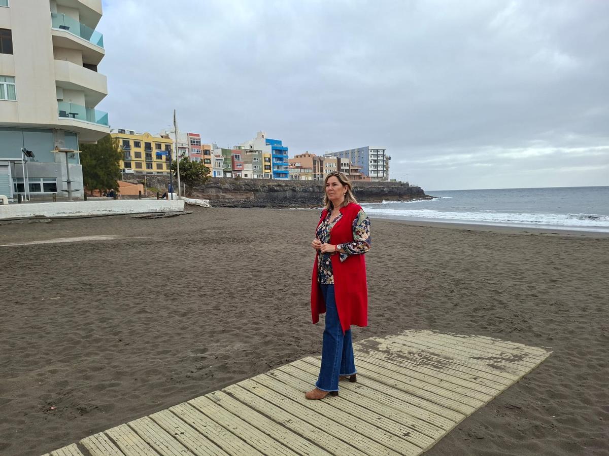 María Calderín, concejala de Playas del Ayuntamiento de Telde
