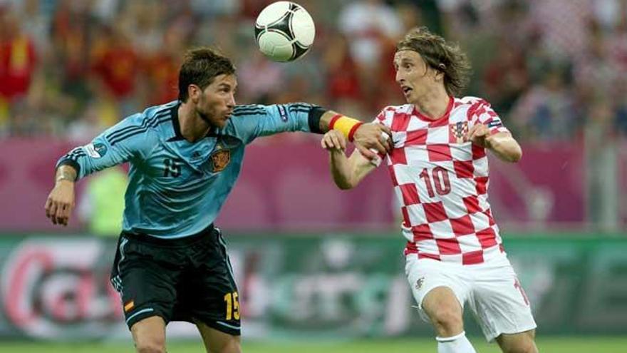 Ramos y Modric volverán a enfrentarse en esta Eurocopa.