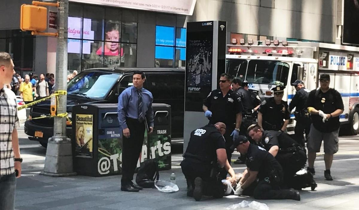 Atropello en Times Square