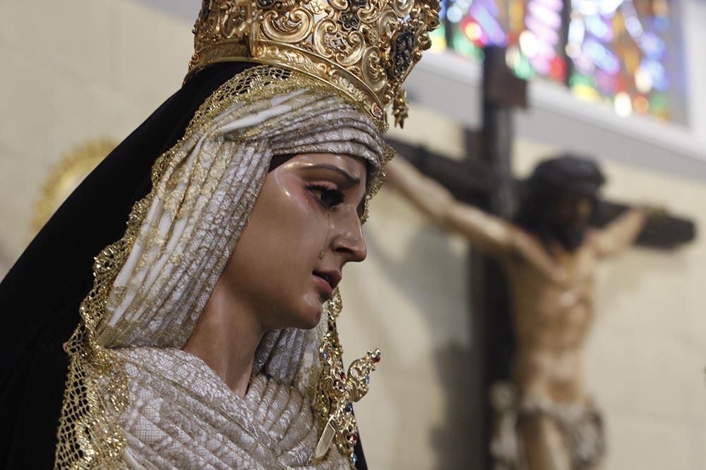 La Virgen de la Soledad ya está en la parroquia de Guadalupe