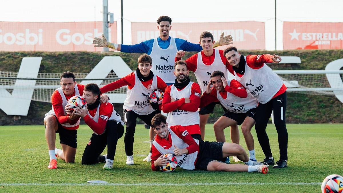 El Girona se centra en la Copa antes de visitar al Barça