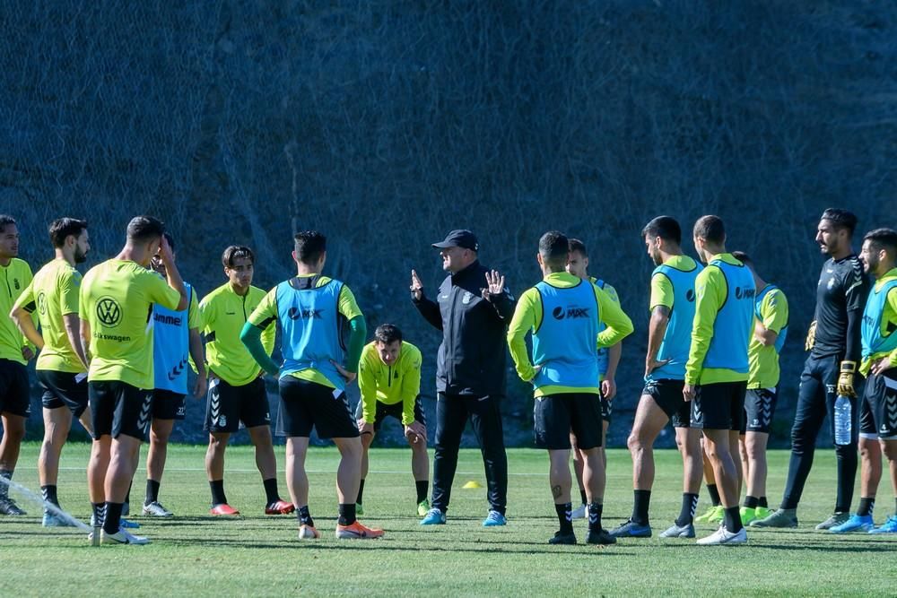 Entrenamiento de la UD Las Palmas previo al derby canario