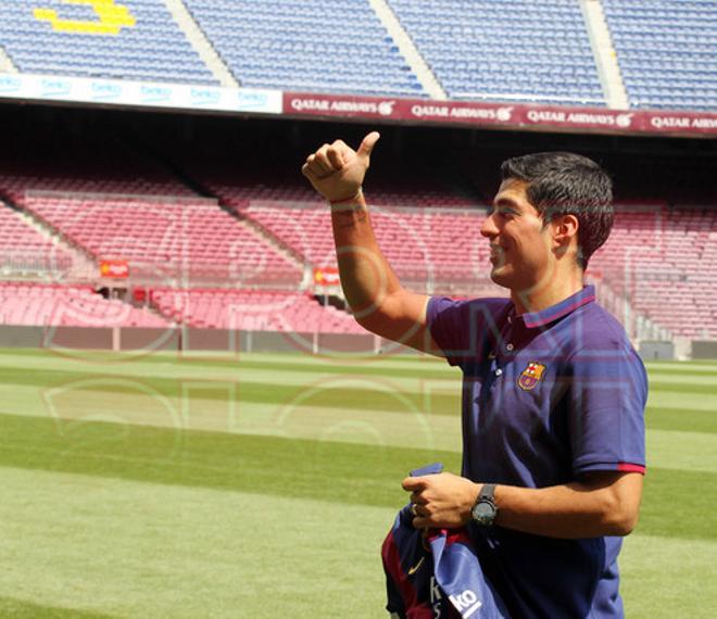 Presentación de Luis Suárez