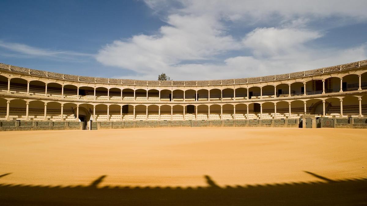 Ruedo de la plaza de toros de Ronda