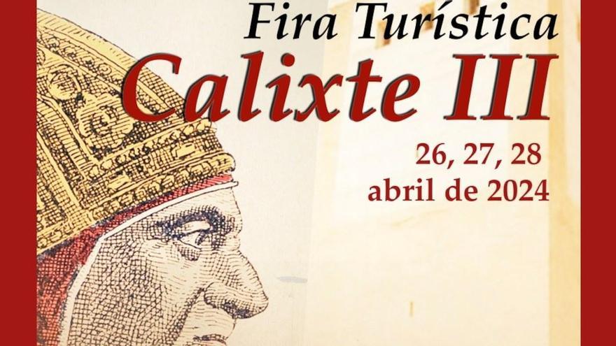 Cartel de la Fira Turística Calixte III de Canals.