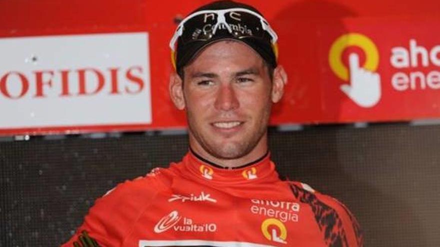 Mark Cavendish fue el primero en lucir La Roja que identifica al líder de LaVuelta