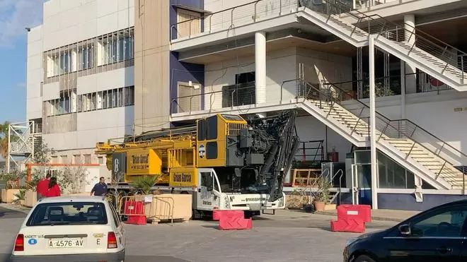 Marián Cano y Luis Rodríguez estaban en la Cámara de Alicante cuando se iniciaron las obras sin licencia