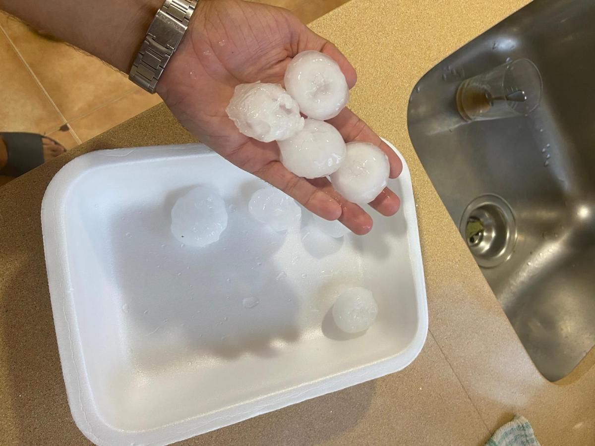 Fuerte granizada en Córdoba