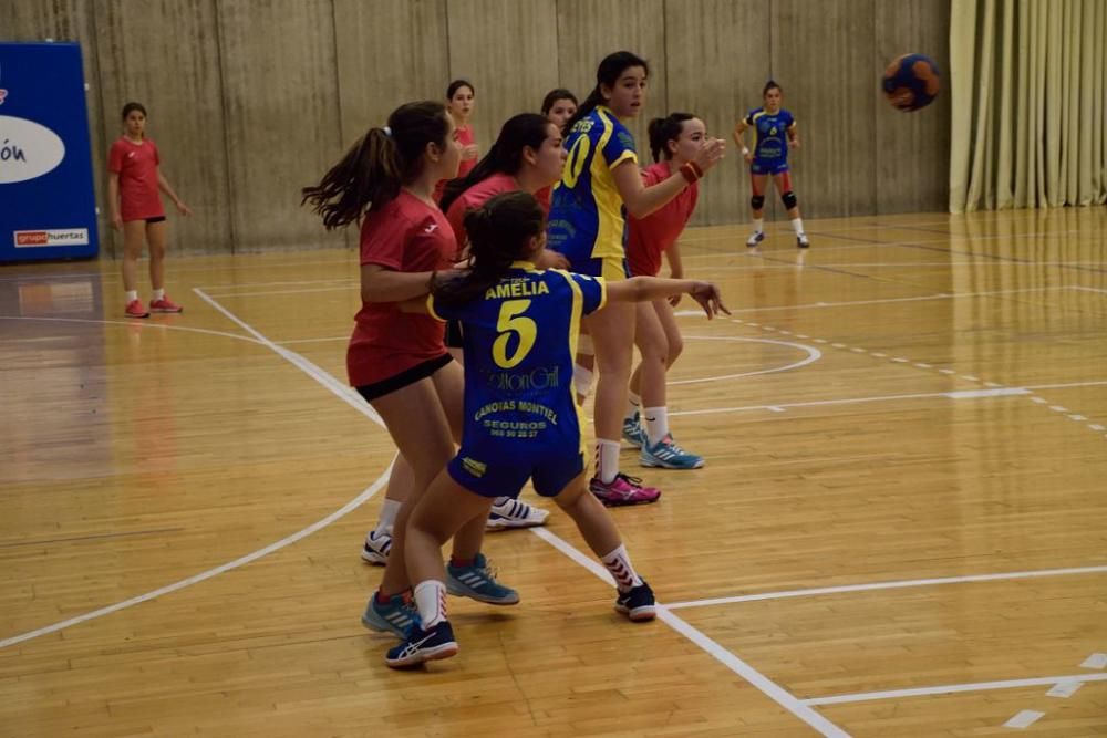 Balonmano: el Maristas Cartagena, campeón regional infantil femenino