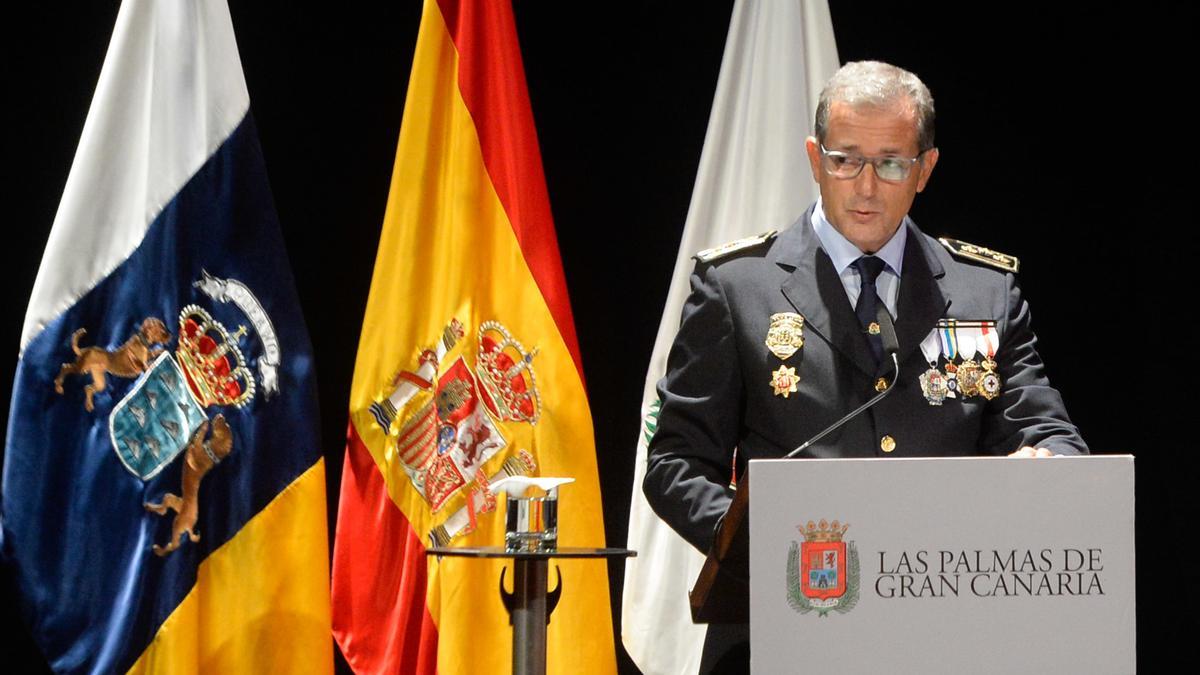 El exjefe de la Policía Local de Las Palmas de Gran Canaria, Carlos Saavedra, en una foto de archivo.