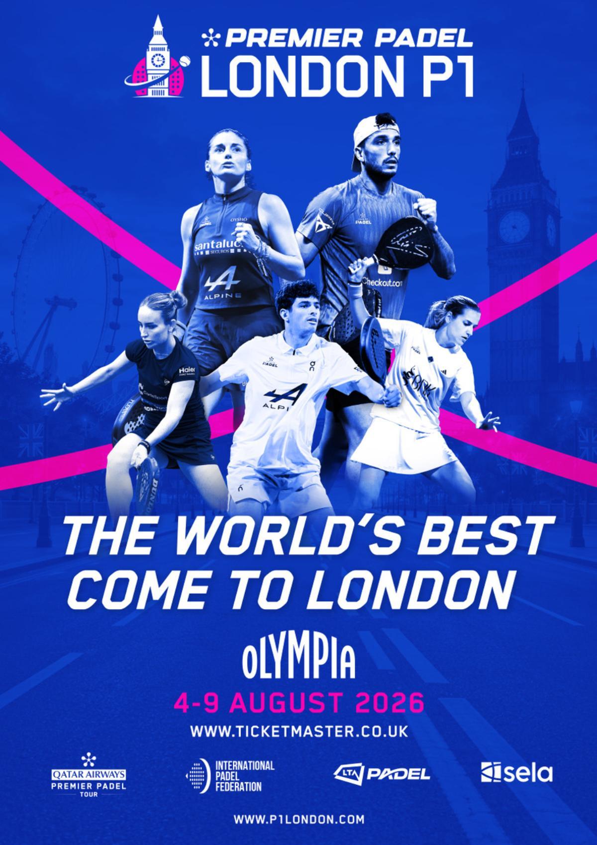 El cartel oficial del torneo londinense