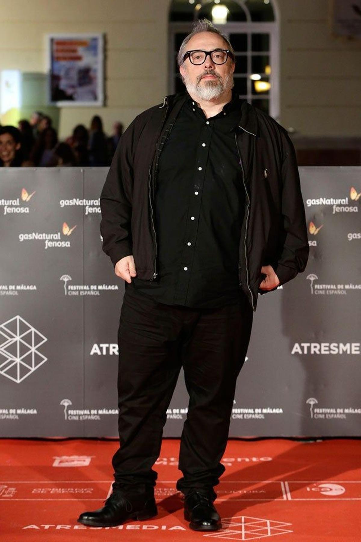 Álex de la Iglesia, en la première de El Bar en el Festival de Cine de Málaga.