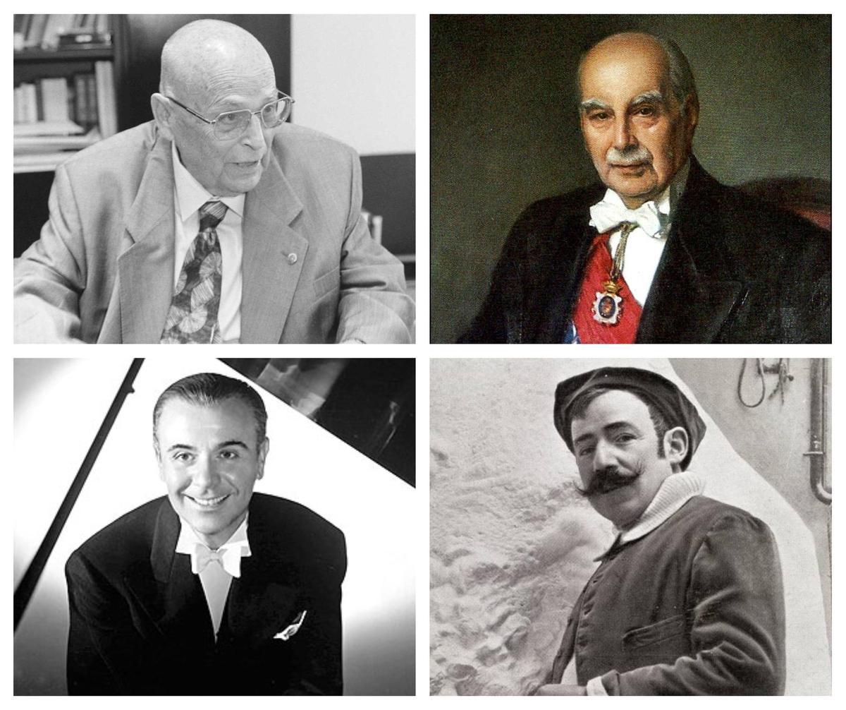 Emilio Attard, González Martí, José Iturbi y Mariano Benlliure