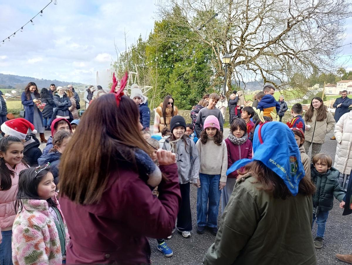 Así se vivieron las campanadas infantiles en Valdesoto