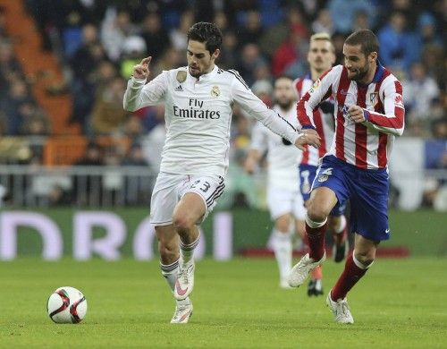 Imágenes del partido de vuelta de octavos de la Copa entre Real Madrid y Atlético.