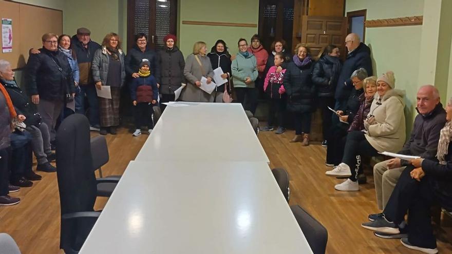 Dentro del ayuntamiento, se leyó el manifiesto elaborado por la Comarca del Campo de Borja.