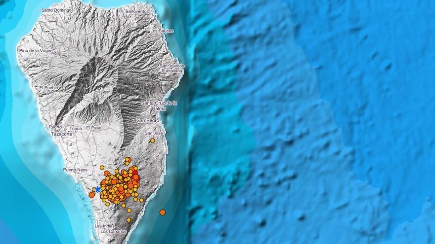 La Palma registra cinco temblores de una magnitud superior a 4