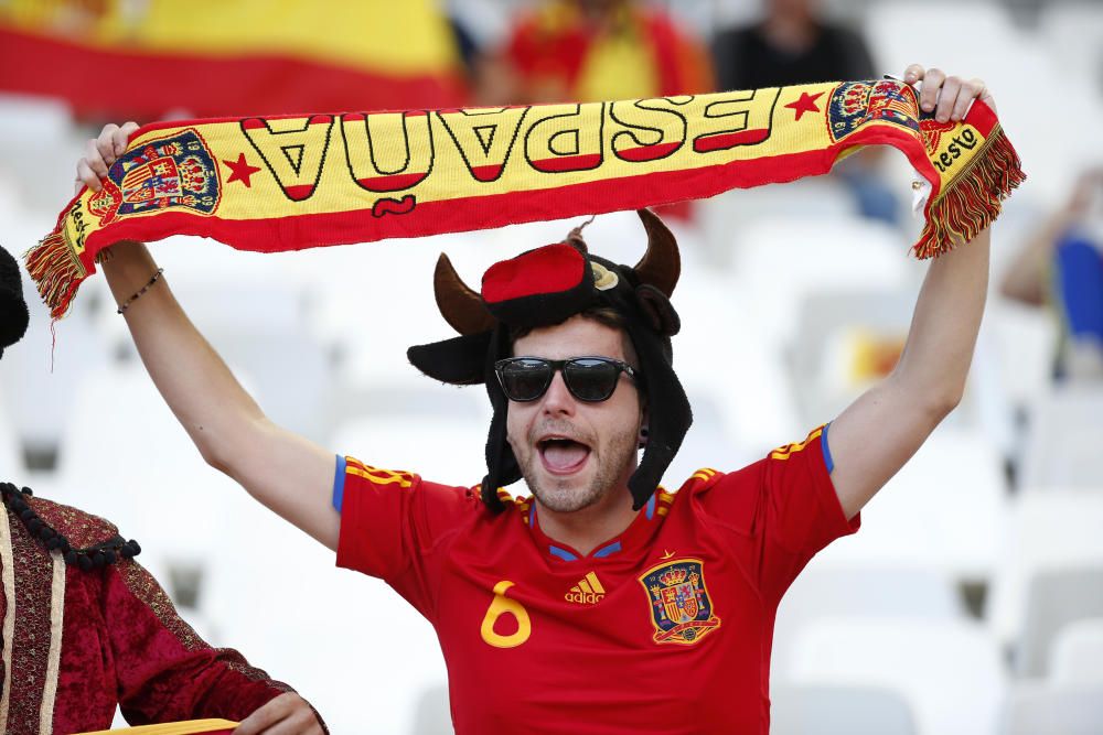 Eurocopa 2016: Los aficionados españoles toman las gradas