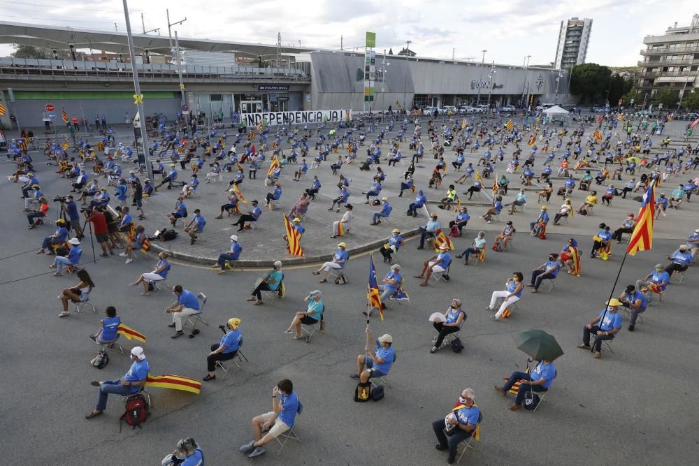 Concentració de l'ANC per la Diada a Girona