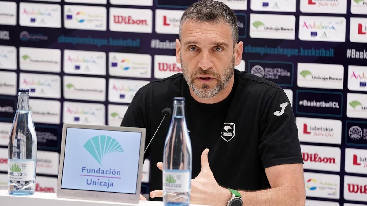 Ibon Navarro, entrenador del Unicaja.