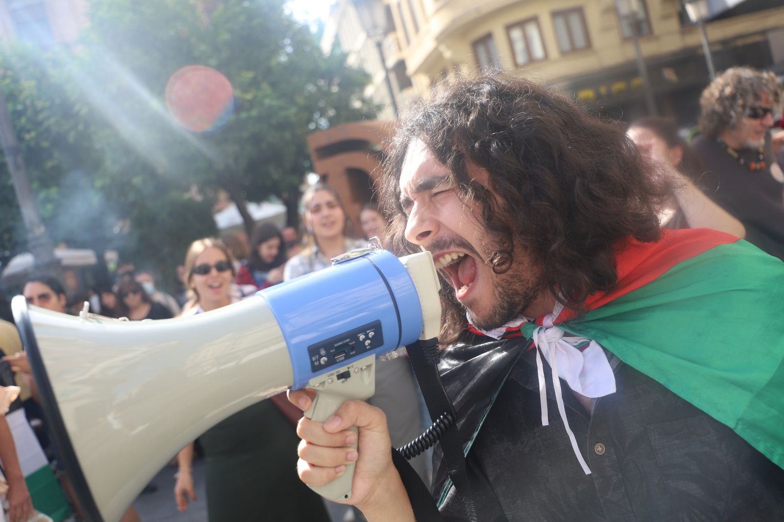 La manifestación estudiantil por Palestina, en imágenes