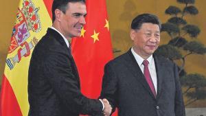 Pedro Sánchez y Xi Jimping.