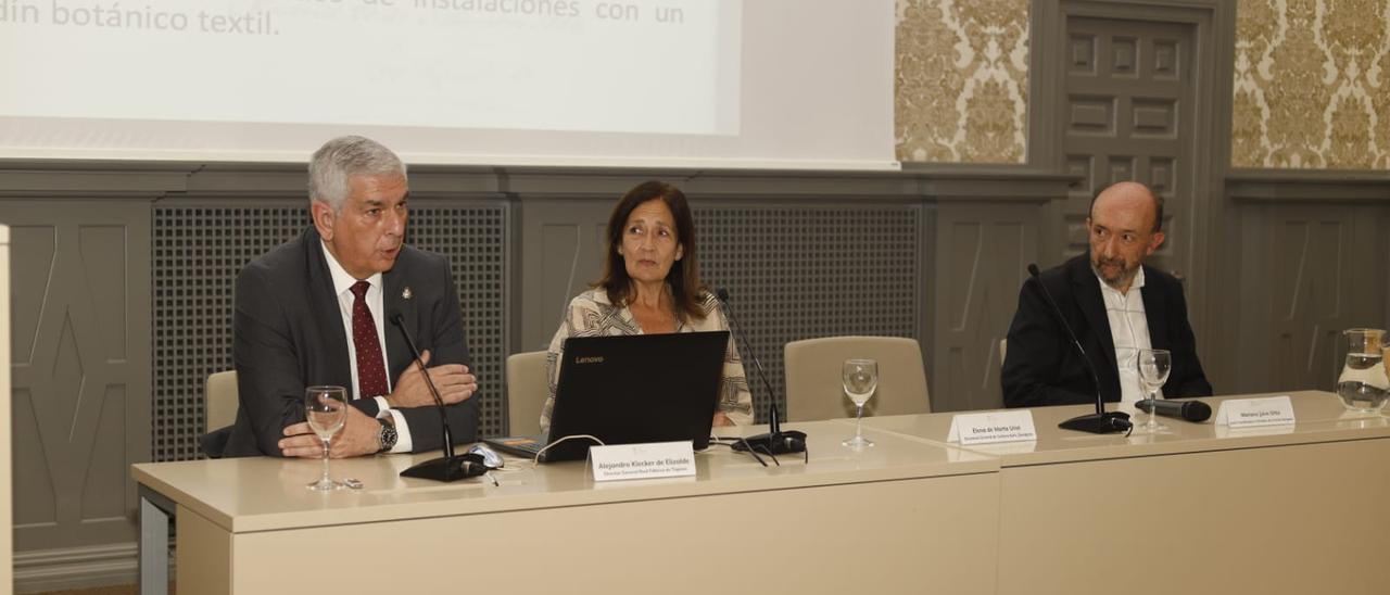 La Real Fábrica de Tapices ha ofrecido una conferencia en Zaragoza con motivo de su tercer centenario.
