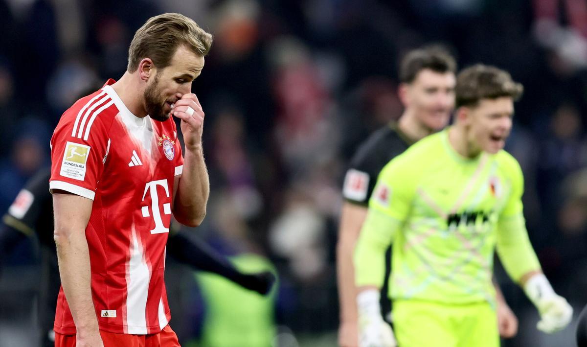 El Bayern sufrió su primera derrota en la Bundesliga ante el Augsburgo