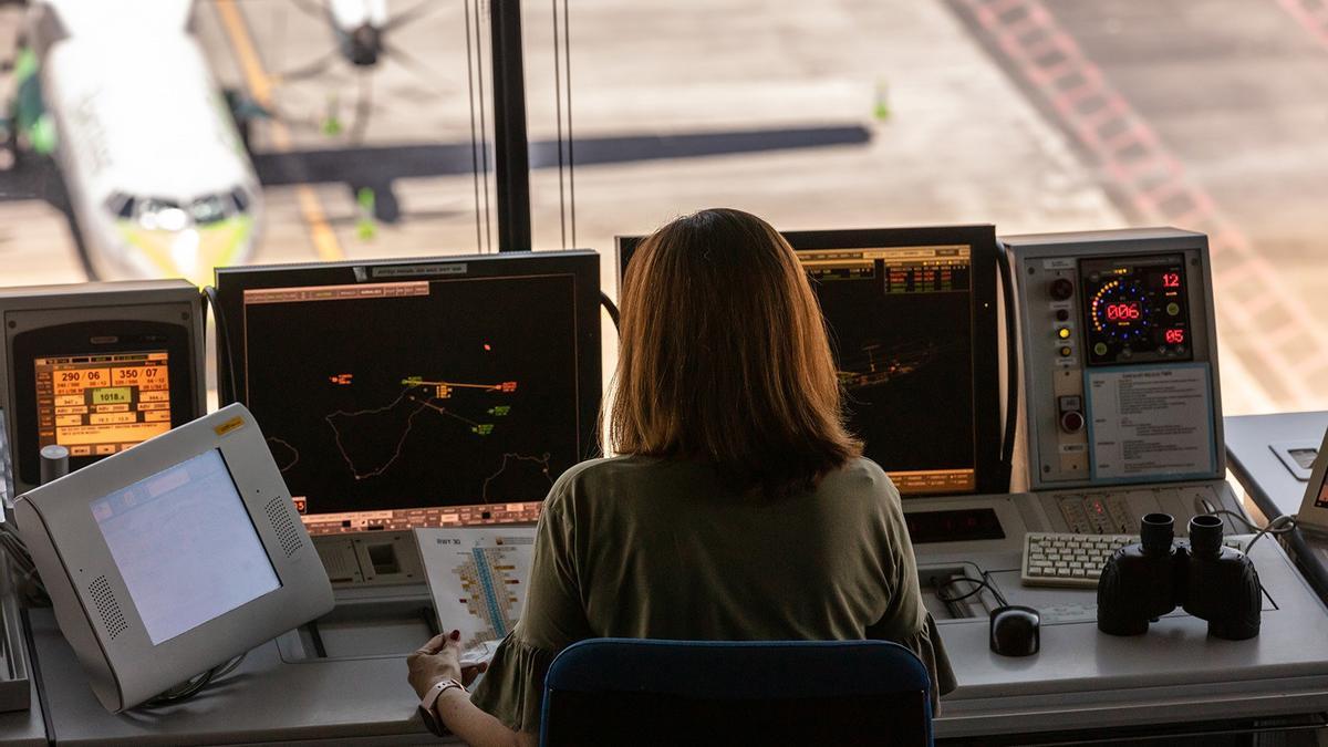 Controladora aérea de Enaire.