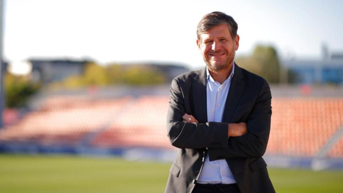 Mateu Alemany en la ciudad deportiva del Atlético de Madrid.