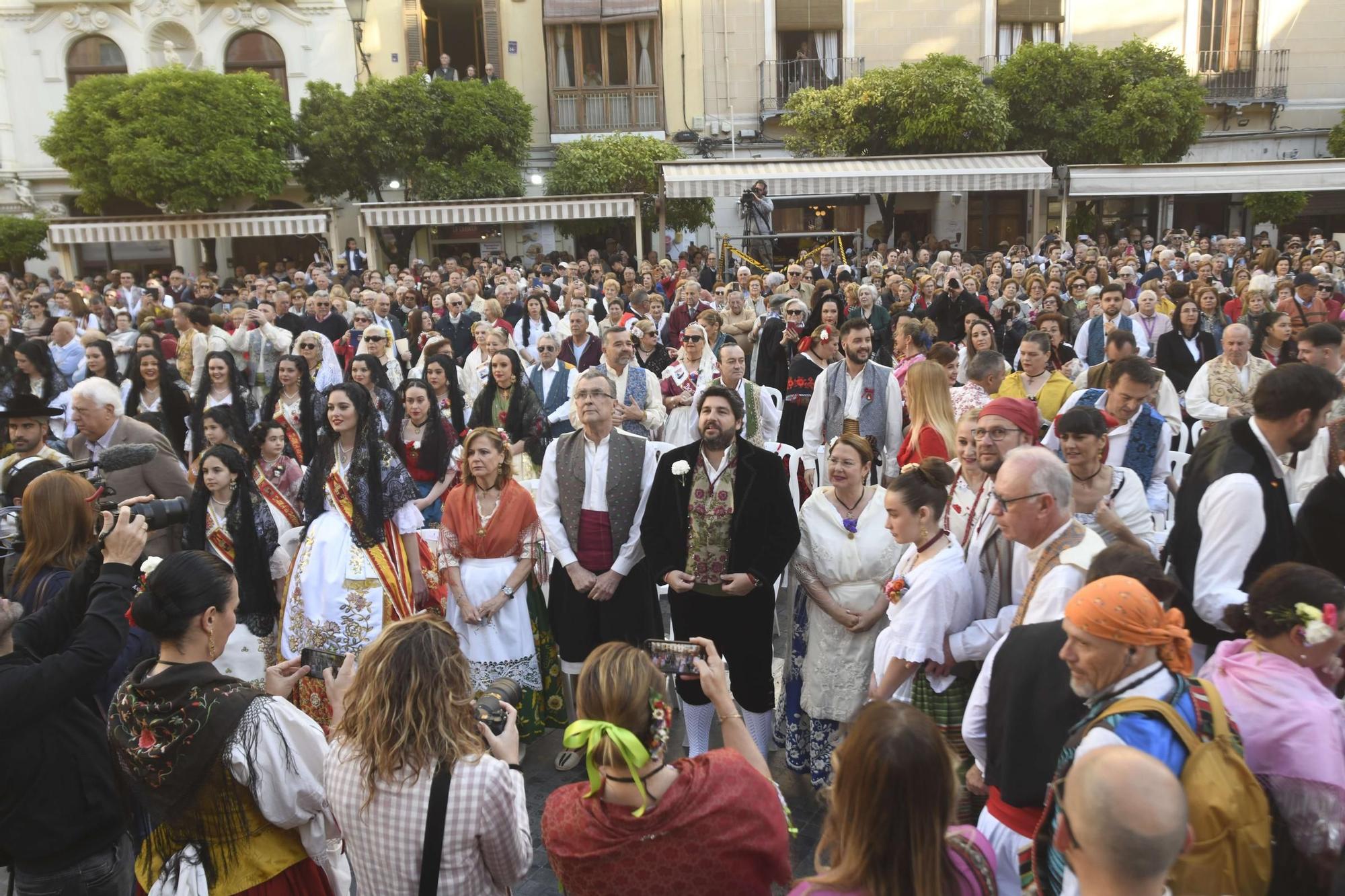 Misa huertana y procesión con la Virgen de la Fuensanta en el Bando de la Huerta