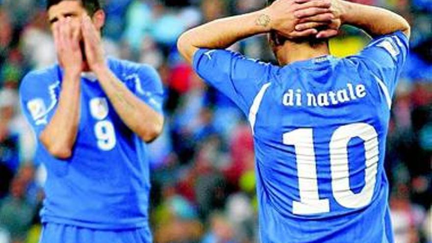 Italia muestra  sus miserias en el Mundial