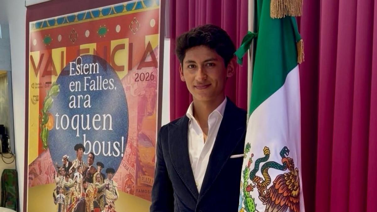 Emiliano Osornio, la gran esperanza del toreo en México, este martes en València