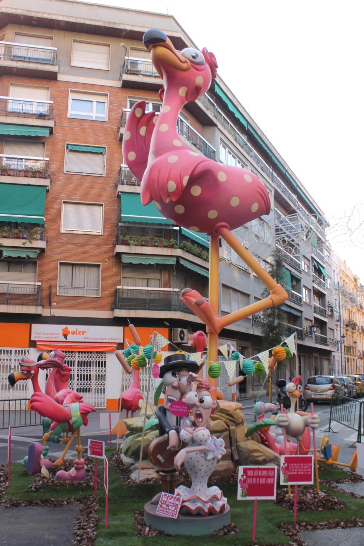 Cuando Galiana plantó la falla más verde, la más alta y la más flamenca