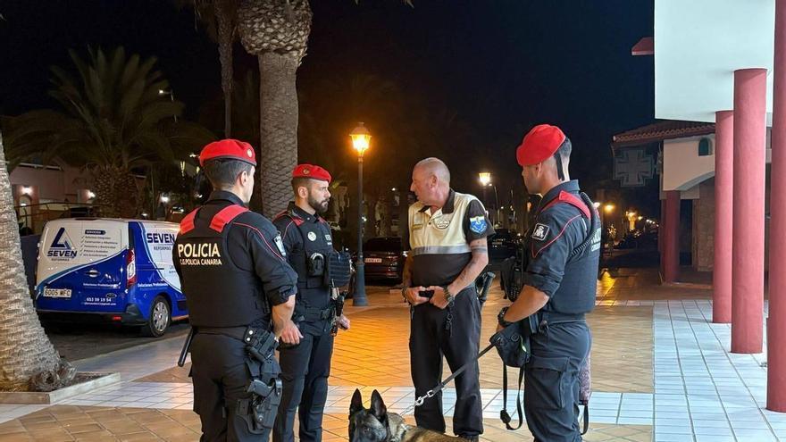 La Policía canaria toma El Castillo