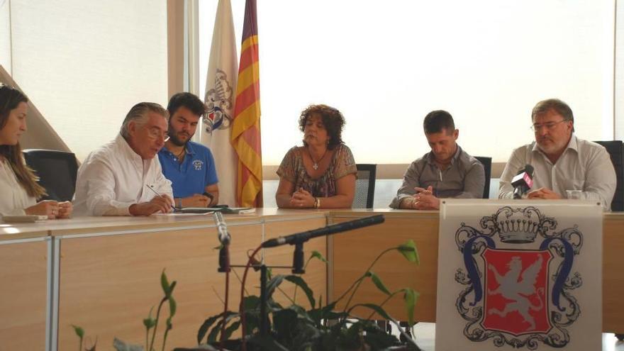 Imagen del pleno celebrado ayer en el Ayuntamiento.