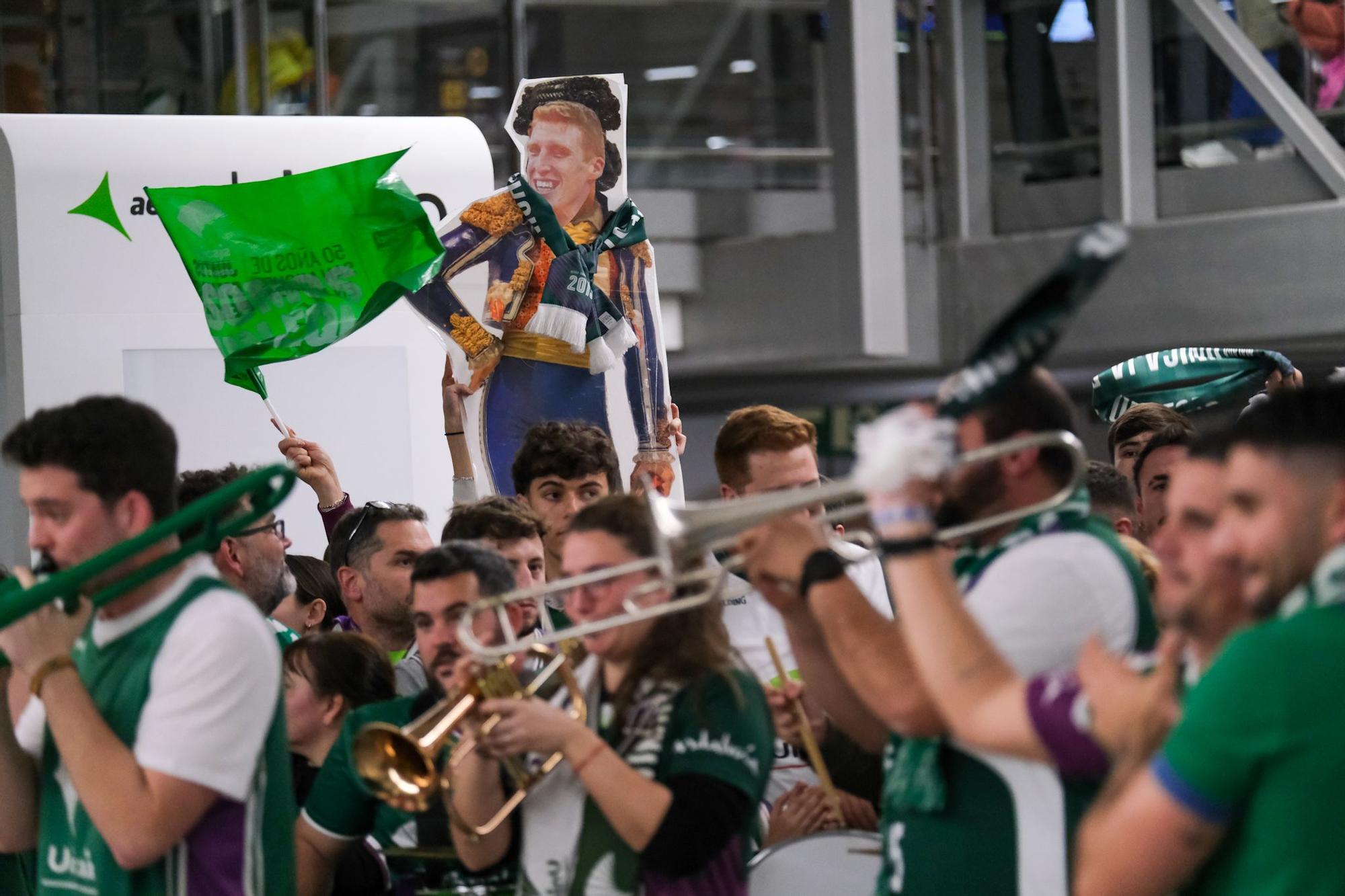 La llegada del Unicaja al aeropuerto de Málaga tras ganar la Copa del Rey