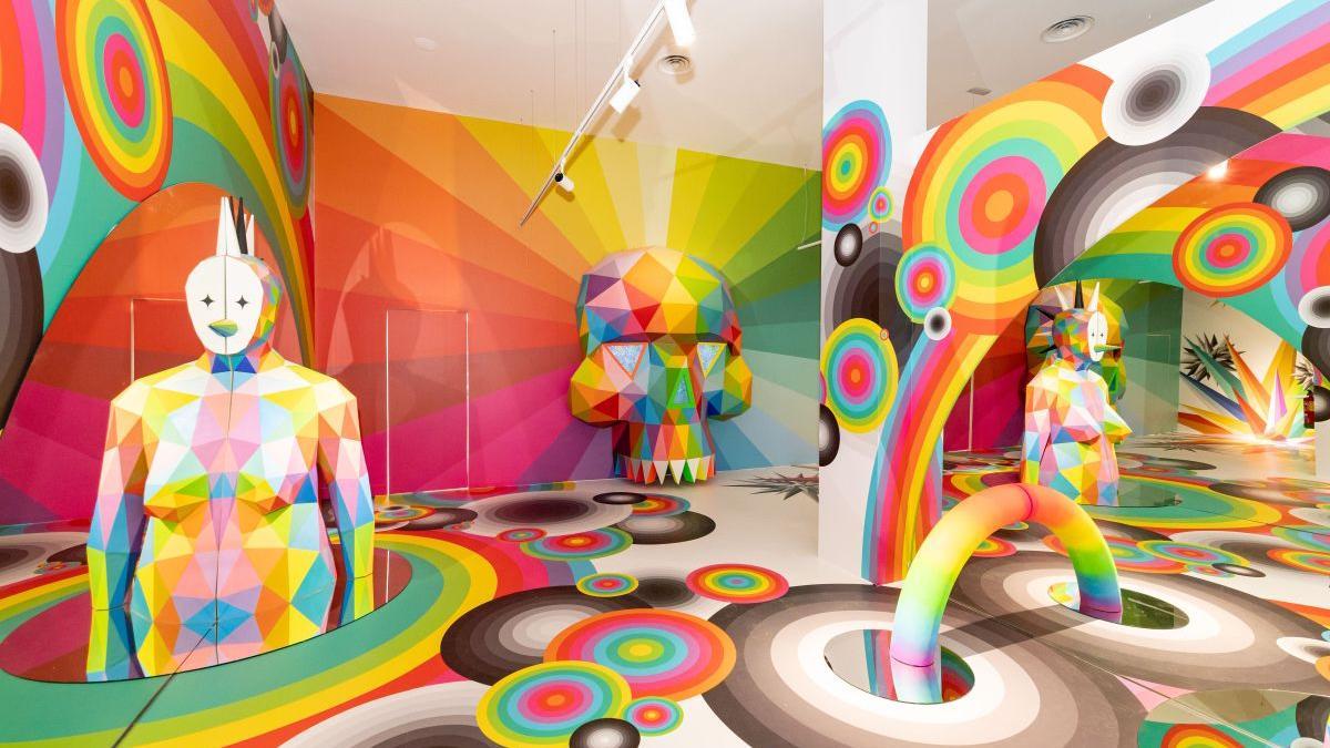 Exposición Okuda en el Museo Gran Vía 15 .