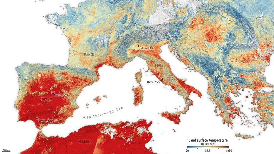 Caronte, el anticiclón que amenaza a Italia, podría traer temperaturas &#039;infernales&#039; a Murcia