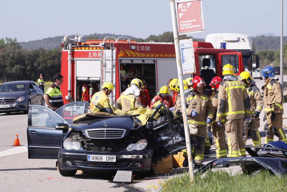 Accident a Pontós