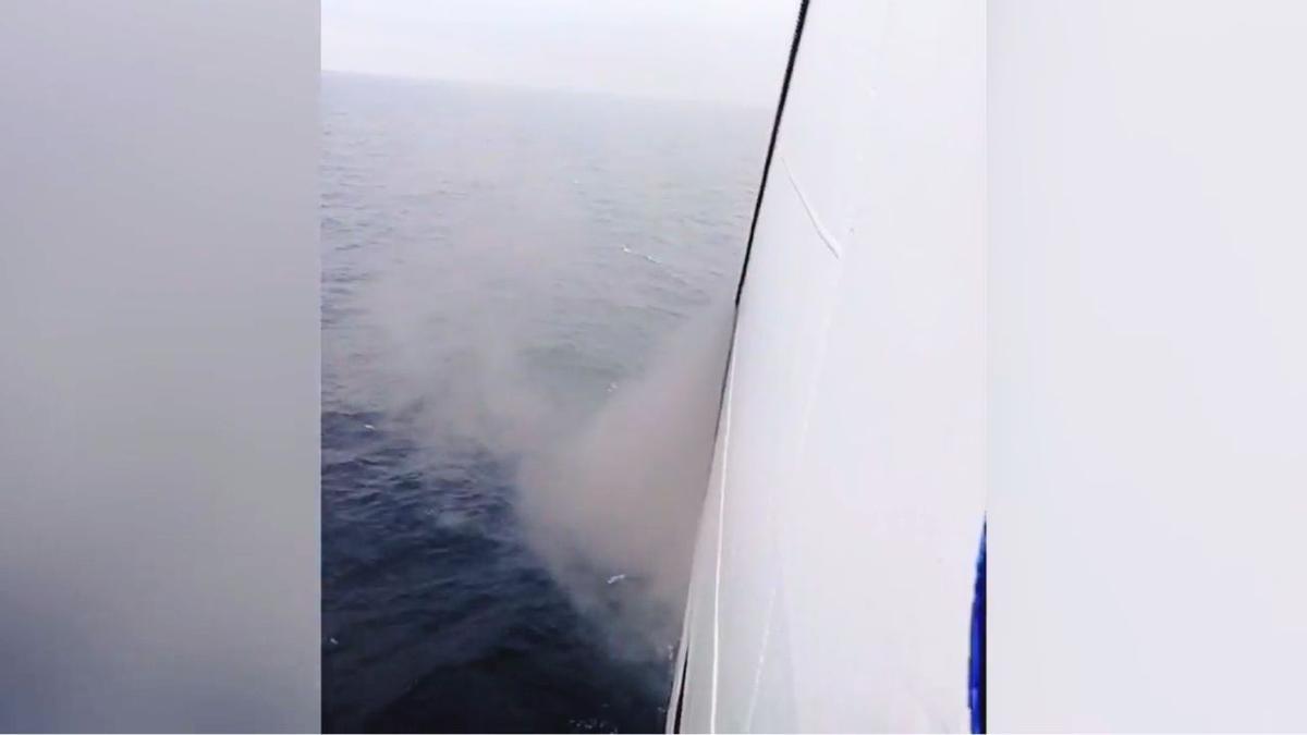 VÍDEO | Incendio en el barco 'Venezia' de GNV que viajó a Ibiza.