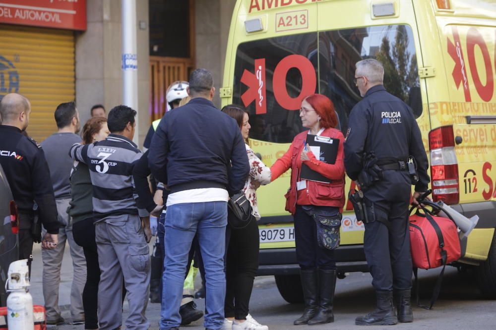 Una niña de dos años, herida al caer de un quinto piso en Palma