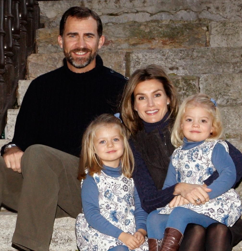 Uno de los posados oficiales dela familia real