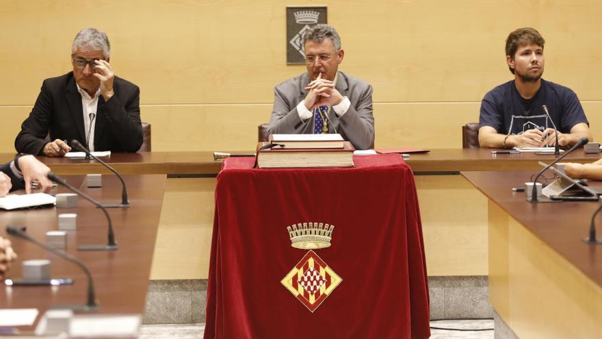 Miquel Noguer reivindica la feina feta els darrers quatre anys a la Diputació de Girona el dia de la seva reelecció