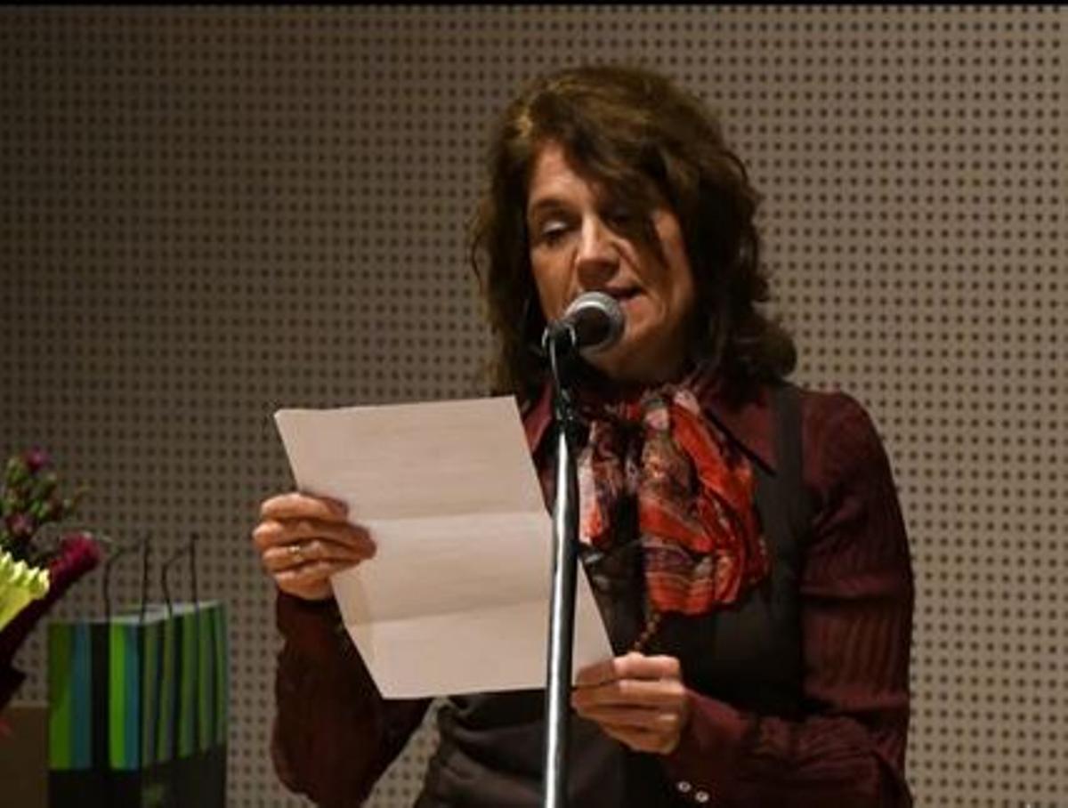Blanca Sala en un acte.