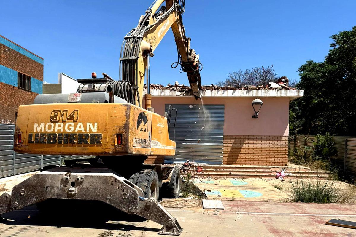 Obras el el CEIP Vicent Ricart de Benetússer.