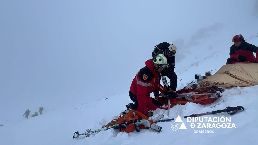 VIDEO | Nuevas imágenes del rescate de las tres personas fallecidas en el Parque Natural del Moncayo